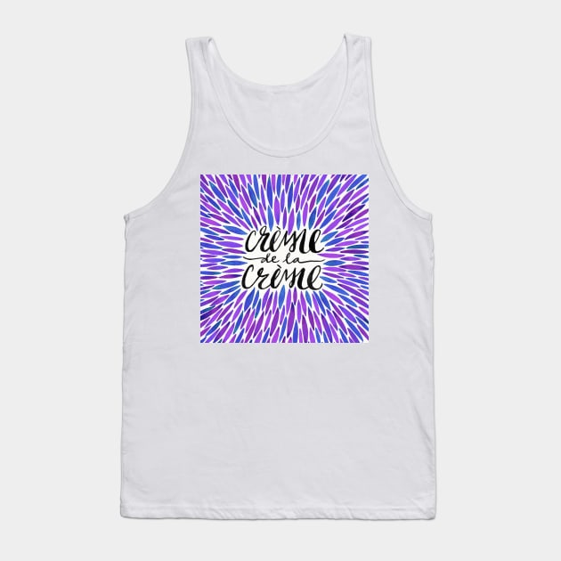 Periwinkle Creme De Le Creme Tank Top by CatCoq